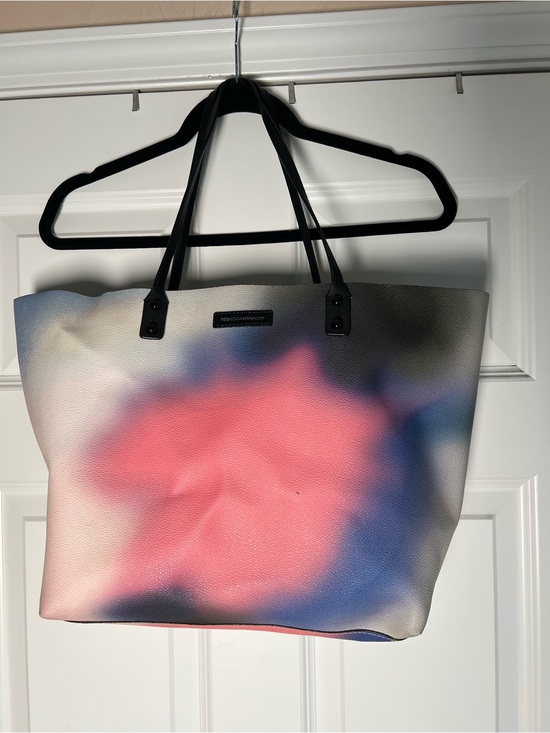 Rebecca Minkoff Handbags - Rebecca Minkoff Pink and Blue Gradient Tote with Black Straps